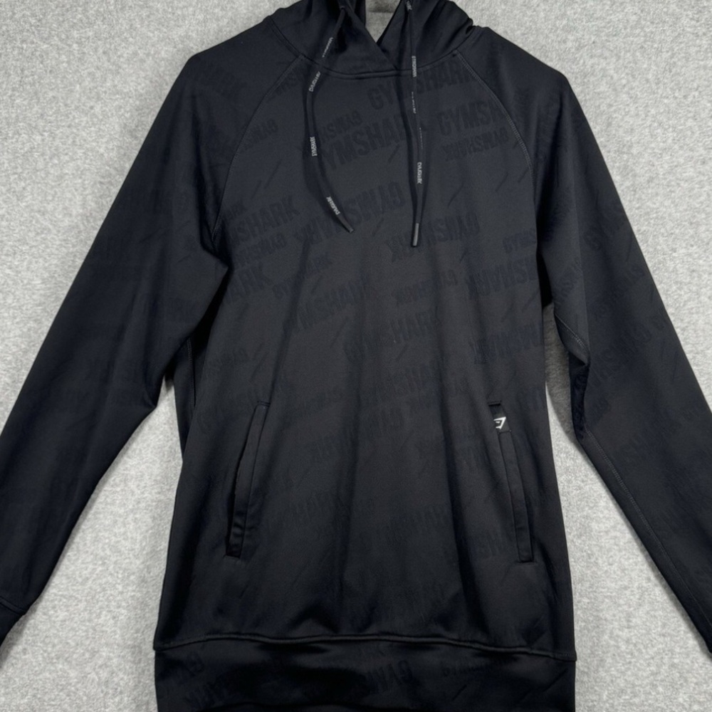 Gymshark Black Hooded Sweatshirt